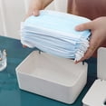 thumbnail image 3 of Disposable Storage Box Dust-proof Flip Cover Box Tissue Case with Lid Portable for Home Work Outdoor, 3 of 7