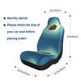 thumbnail image 2 of Goofa Paradise Island Printed Car Seat Covers, Automotive Seat Covers for Cars Trucks and SUVs, Quick Setup Universal Fit Elastic Seat Covers-2 PCS, 2 of 6