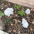 thumbnail image 4 of CJiaWei Rabbit Decorations Yard Outdoor Set Of 3 Resin Garden Rabbit Statue Yard Animal Statue Home Garden Rabbit Statue, 4 of 5