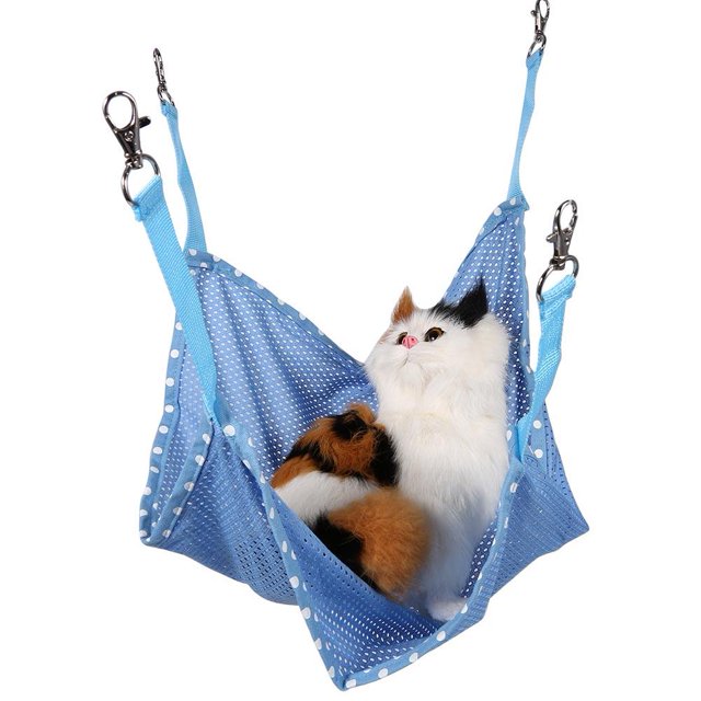 Hamaca para Jaula de Gato Higoodz Cama Colgante Suave Malla Transpirable