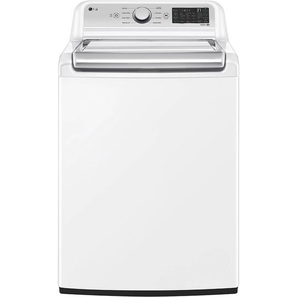 LG WT7405CW 5.3 Cu. Ft. White Top Load Washer with 4Way Agitator