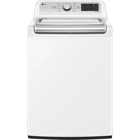 LG WT7405CW 5.3 Cu. Ft. White Top Load Washer with 4-Way Agitator & TurboWash3D Technology