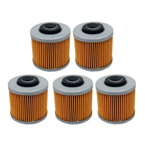 5 Pack Oil Filters Yamaha Grizzly 600 4x4 YFM600FW & Raptor 700 YFM700R