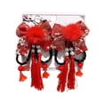 thumbnail image 4 of 3x Horquillas para El Pelo de año Nuevo Chino, Horquillas Chinas para El Pelo, Decoración Roja, Pinzas para El Pelo Chinoiserie, para Vacaciones D 3 piezas, 4 of 8