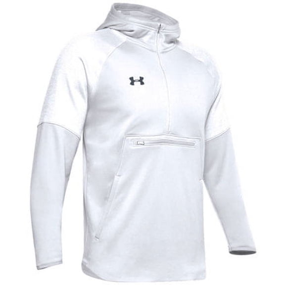 Under Armour Mens Qualifier Fleece Anorak WHITE XL