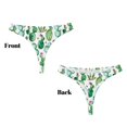 thumbnail image 3 of Fotbe Cactus Plants1 Tanga Sin Costuras para Mujer con Estampado – Panties Invisibles, Transpirables y Cómodos para Uso Diario-4X-Large, 3 of 6