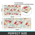 thumbnail image 7 of Pioneer Flower Floral Print Pattern Kitchen Rugs Sets Of 2,Anti Fatigue Kitchen Mat Rugs Non Slip Washable,Decorative Kitchen Floor Mats for Kitchen,Sink,Laundry,17"x30"+17"x47", 7 of 7