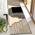 thumbnail image 5 of 2x6 FT Kitchen Runner Rugs Non Skid Washable, Faux Wool Rug Runners for Hallways Bathroom Carpet Runner, Soft Indoor Modern Floor Rug for Entryway Laundry Room, 5 of 11