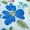 Blue, variant on Enyhom 7Piece Navy Floral Comforter Set Queen Size, Bed in a Bag Botanical Flower Comforter Soft Microfiber Bedding Set for Adults 90"x90"