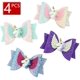 thumbnail image 2 of 4pcs Unicorn Hair Clip Bright Pink Half Wrap Cloth Clip, 2 of 4