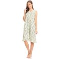 thumbnail image 2 of Lati Fashion Women Nightgowns Short Sleeve Female Nightgowns & Sleepshirts Green XXXL, 2 of 3