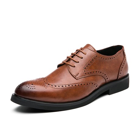 KINODAY Wingtip Brogue Oxford Formal Shoes Formal Dress Office