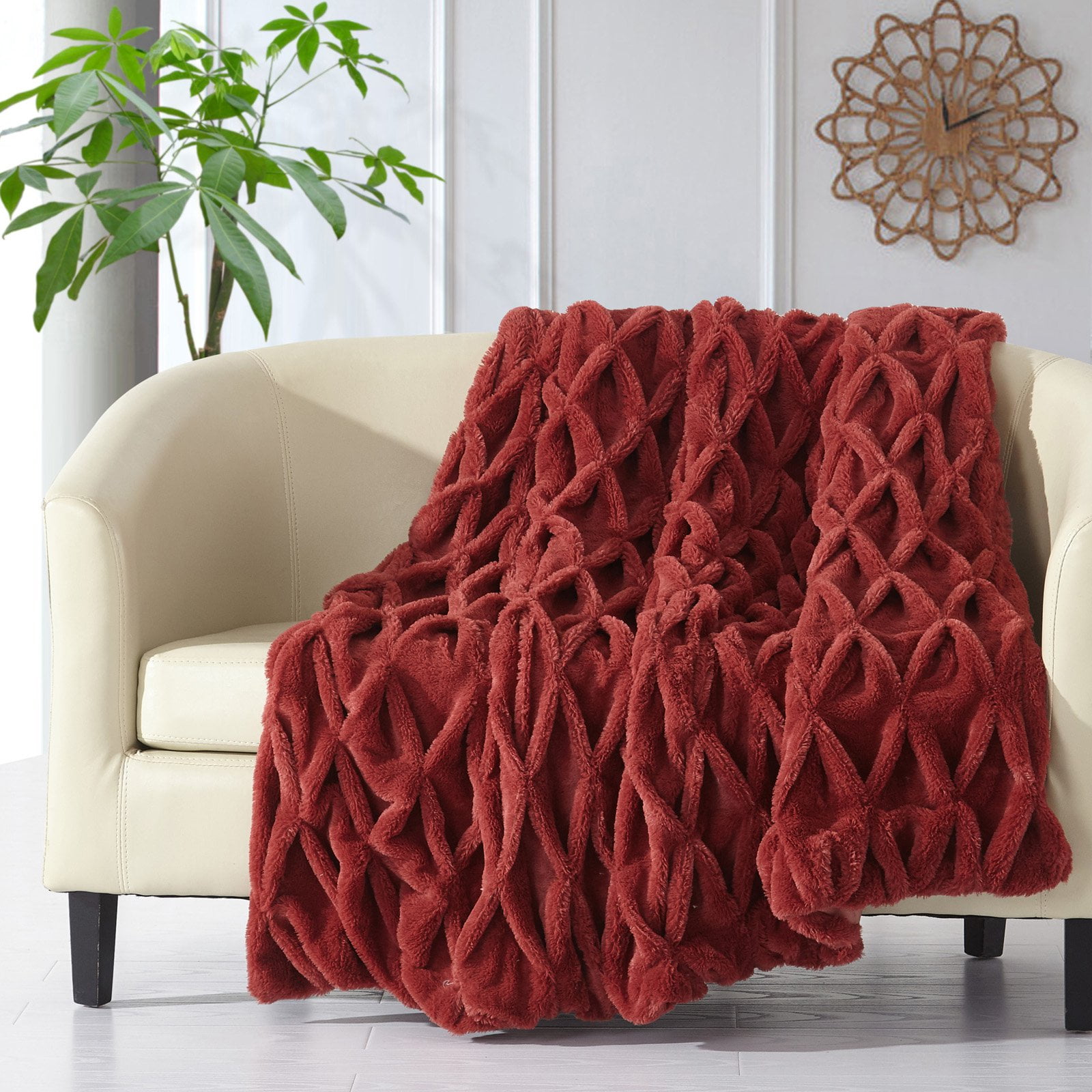 Chic Home Linus Throw Blanket 50L x 60W in. Walmart