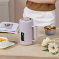 thumbnail image 4 of 1pc Electric Pot, Multi-functional Electric Health Pot, Rice Cooker, Mini Portable Kettle, Multi-function 500W Power, Ceramic Glaze Inner Pot, 12-hour Reservation, Temperature Control Protection,, 4 of 26
