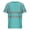 Mint Green, variant on Staron Men's and Women's Casual Loose Short Sleeve T-Shirt with Reflective Strip Pocket Round Neck Breathable Solid Color Basic Tee, Orange S