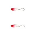 thumbnail image 3 of Yuarrent Kit de cucharas para trucha, aparejos de pesca Wobbler, señuelo de pesca, cebos de hundimiento de de un solo gancho para Rojo 2.5 g 2piezas, 3 of 6