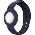 thumbnail image 1 of TopPerfect Correa de reloj de silicona para Apple Airtag Tracker Case para Airtag GPS Anti-Lost Locator, fácil de instalar, adecuado para niños pequeños, bebés, niños, ancianos (naranja) Ormromra WMZL-1917-4, 1 of 7
