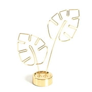 HeroNeo Leaf-shaped Clip Table Card Memo Holder Stand Photo Clips Holder Desk Stand for Memo Paper Note Monmory Photo
