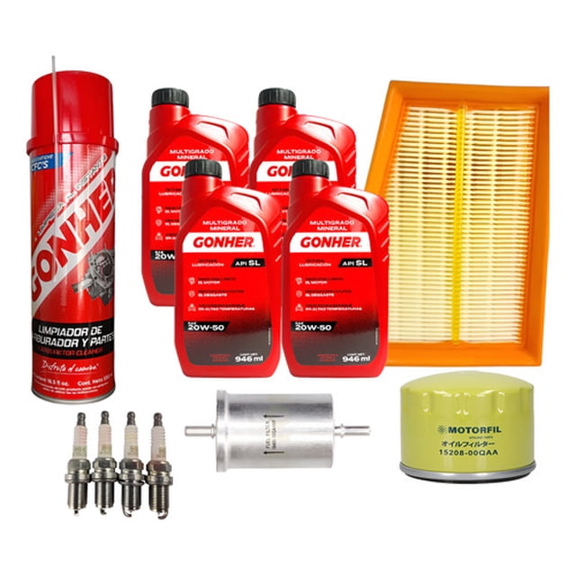 Kit Afinacion Platina 2002 Al 2010 1.6 L Gonher Carbuclean