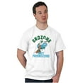 thumbnail image 3 of Smurfs Endzone not Friendzone Funny Men's Graphic T Shirt Tees Brisco Brands M, 3 of 5