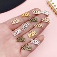 thumbnail image 3 of SmartBy 50Pcs 2026 Alloy Charm Vintage Number Decoration Charm Accessories DIY Keychain Jewelry Earring Bracelet Necklace Pendant, 3 of 7