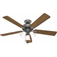 thumbnail image 2 of Ventilador de Techo Hunter Swanson 132 cm LED Interior Plata Mate, 2 of 4