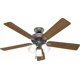 thumbnail image 2 of Ventilador de Techo Hunter Swanson 132 cm LED Interior Plata Mate, 2 of 4