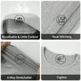 thumbnail image 6 of ANYFIT WEAR Thermal Underwear for Men Ultra Soft Long Johns Set Fleece Lined Warm Base Layer Top and Bottom for Cold Weather Gray S, 6 of 7