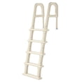 thumbnail image 1 of VEVOR Inclined Pool Ladder 5-Step & 2 Handrails of 300 lb Capacity for 48-54 In Pools, 1 of 9