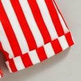 thumbnail image 6 of WUXIAN Child Boys Girls Independence Day Striped Printed Overalls Shorts With Pocket Spaghetti Trousers Romper 4th Of July Jumpsuit Baby Leisure Streetwear, 6 of 6