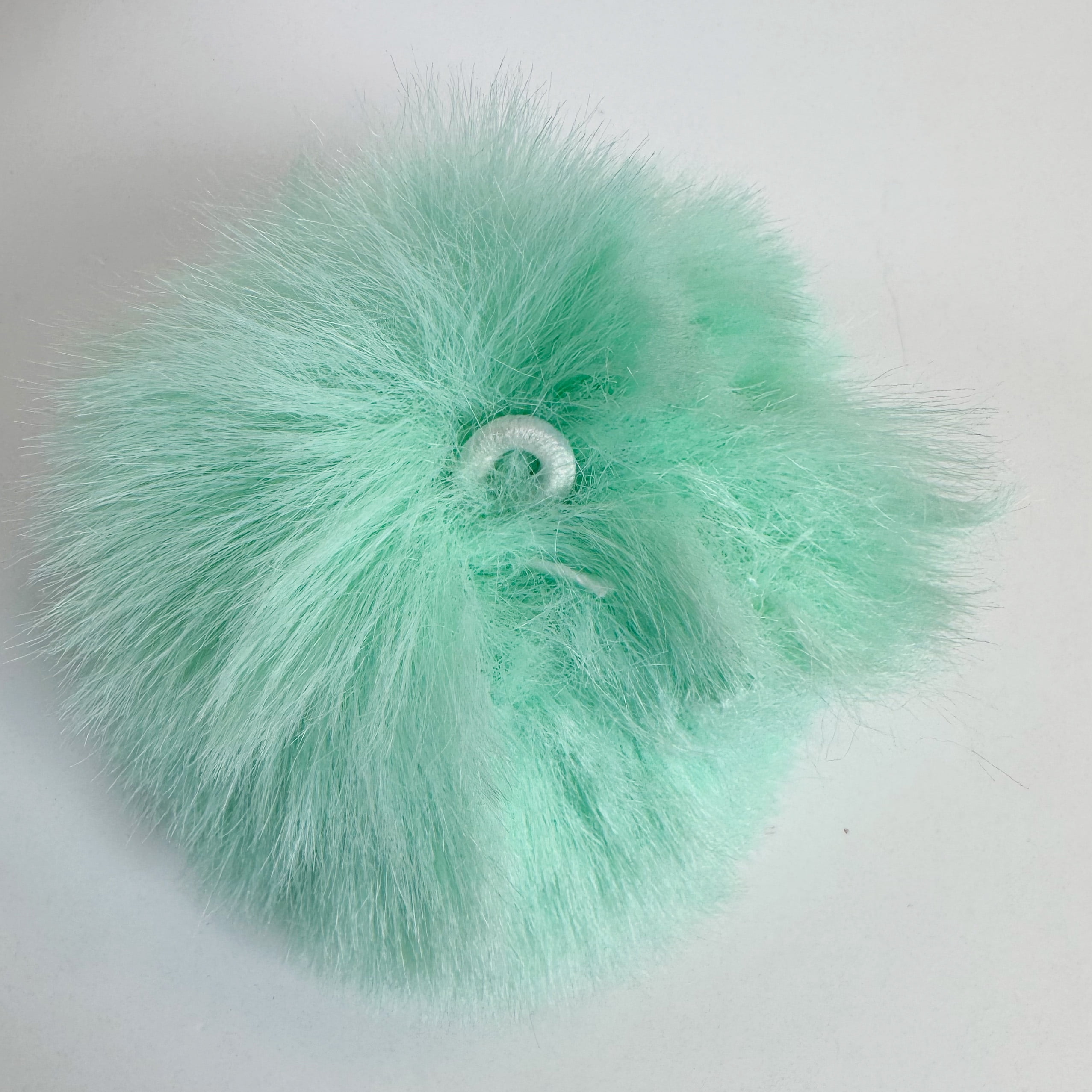100pcs Faux Fur Pom Poms Balls with Elastic Loop, 2.4 Inch (6cm) Fluffy DIY Pompoms for Keychain, Hats, Shoes, Scarves and Bag Accessories, 10 Colors (10pcs Per Color)