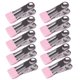 thumbnail image 4 of GAXIRE 10Ud Pinzas Cortaviento De Metal Rosa Para Ropa Con Mandíbulas Fuertes Y Material Duradero, 4 of 6