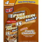 Pure Protein Frosty Chocolate Shake, 12 fl oz, 4 count