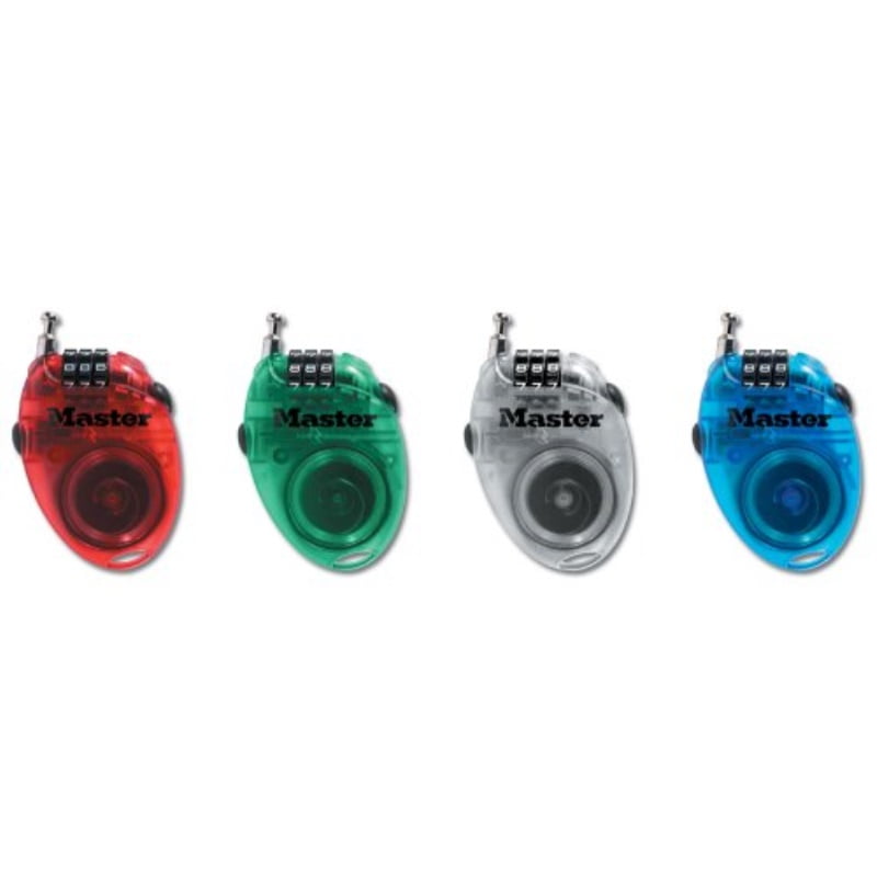 Master Lock Cable Lock Set Your Own Combination Retractable Bike Lock 2
