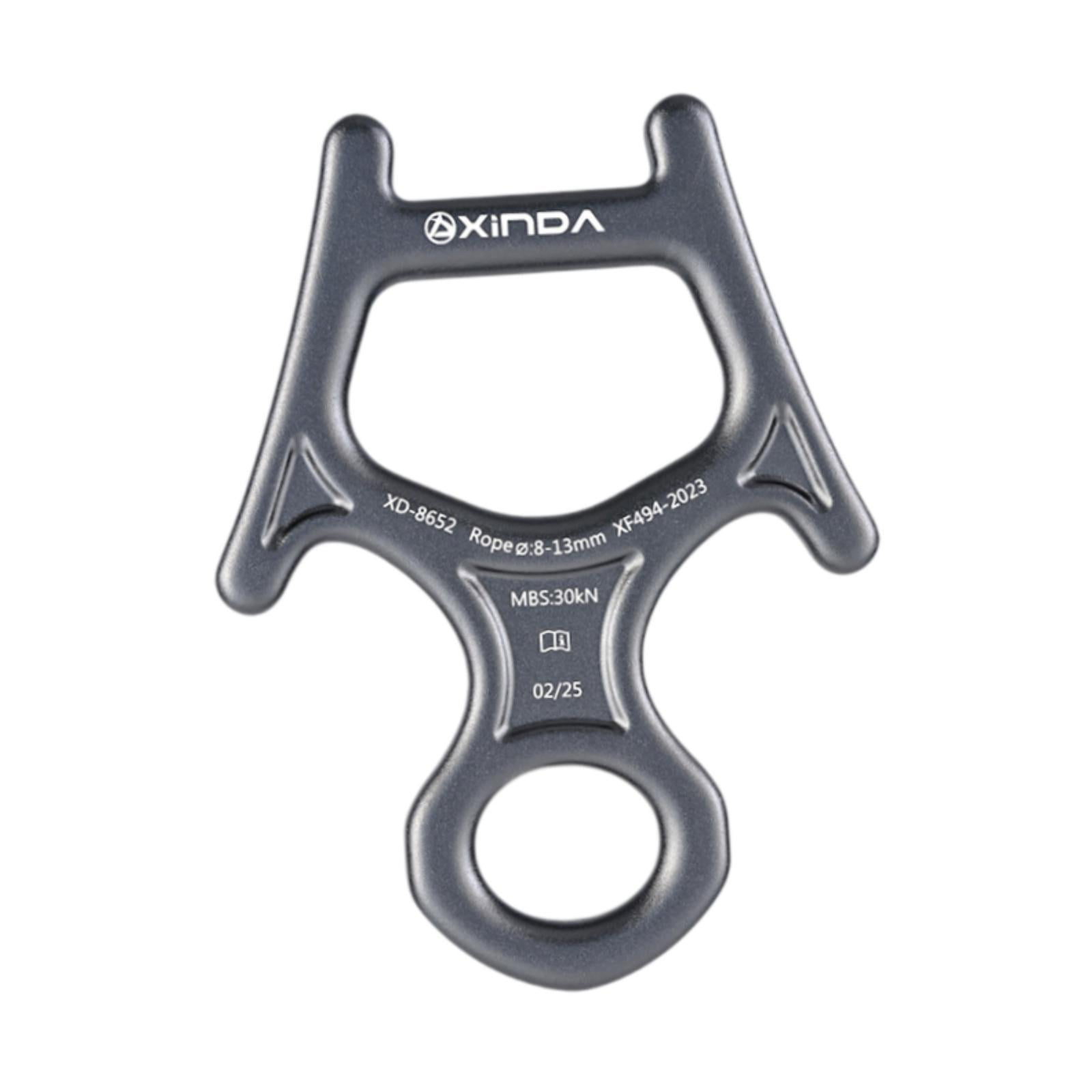MAGIDEAL 30kN Descender Belay Device Downhill Equipment Belaying and Rappelling Gray