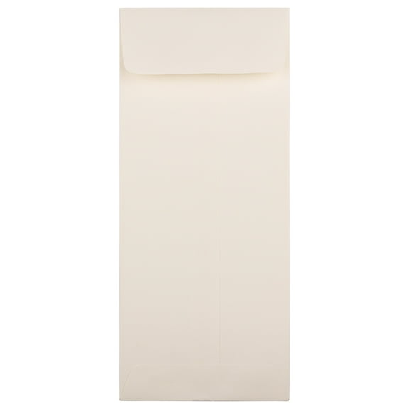 JAM Paper #11 Policy Business Strathmore Envelopes, 4 1/2 x 10 3/8, Natural White Wove, 25/Pack