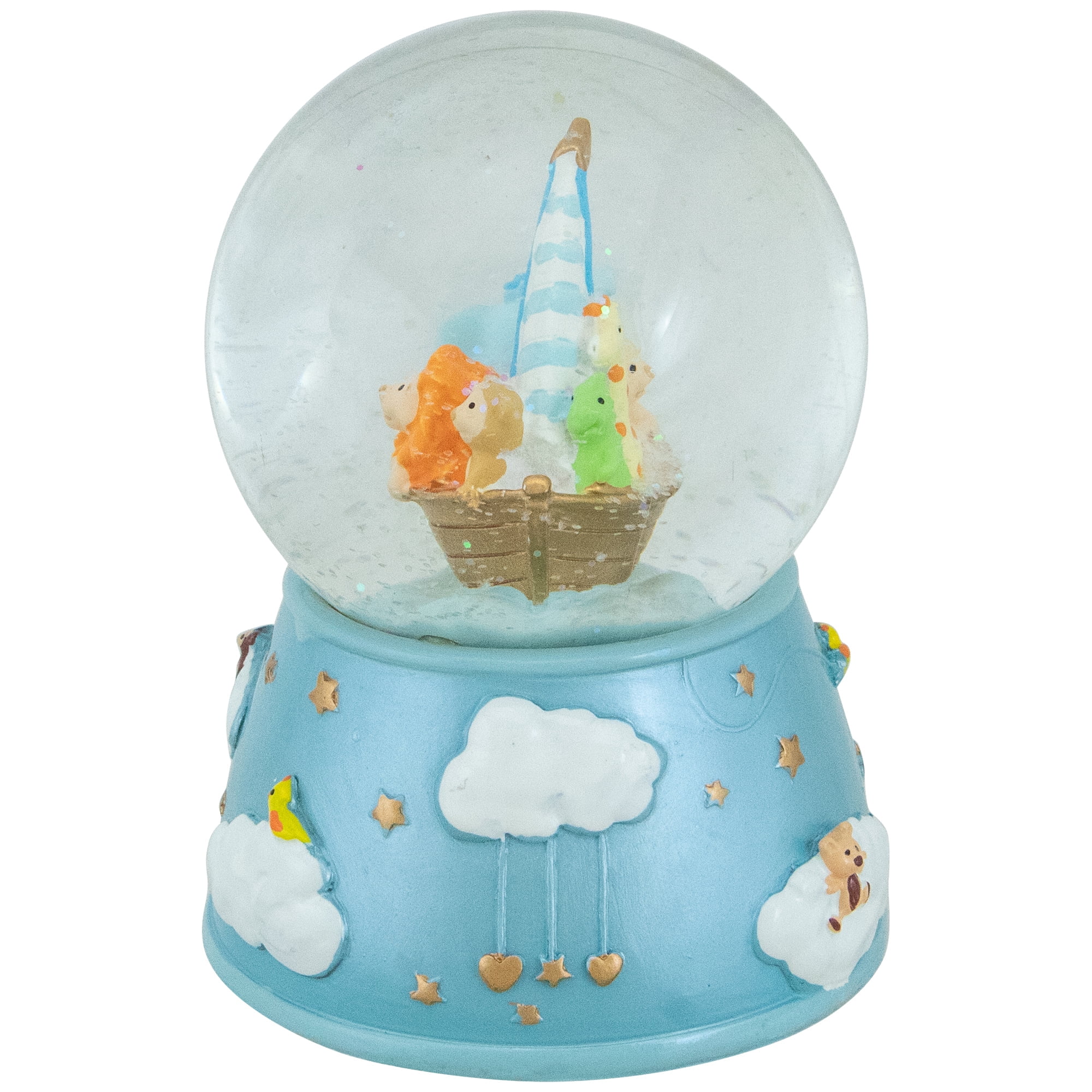 Northlight 5" Children's Blue Sleepy Time Musical Snow Globe