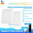 thumbnail image 4 of Interruptor Inteligente De Pared Controlador De Luz Inteligente De Pared Mecánico Wi-Fi Blanco Con Arrancador Noticed HA024449-01, 4 of 7