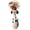 B, variant on Whimsical Dog-Shaped Ceramic Vase, Cute Animal Flower Holder for Home Decor, 1 Pack