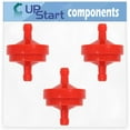 thumbnail image 1 of 3-Pack 394358 Fuel Filter Replacement for MTD BS-298090S - Compatible with 298090S Fuel Filter 150 Micron, 1 of 4