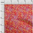 thumbnail image 1 of oneOone Cotton Poplin Red Fabric Batik Craft Project Decor Fabric Print By The Yard 42 -Inch Wide, 1 of 4