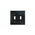 thumbnail image 3 of 2 Victorian Switch Plate Double Toggle Antique Solid Brass | Renovator's Supply, 3 of 3