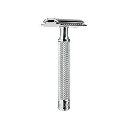 Muhle Closed Comb Double Edge Safety Razor, R89, Chrome Plated