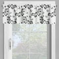 thumbnail image 2 of Ambesonne Butterfly Valance Pack of 2, Japanese Monochrome, 42"X12", Black White, 2 of 5