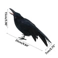 thumbnail image 6 of Mikilon Halloween Decorations, Simulation Crow Decoration All Saints Crow Props Simulation Feather Bird Party Supplies Decoration, As shown, 6 of 9