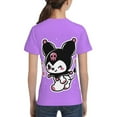 thumbnail image 5 of Sanrio Kuromi Kids T-Shirt 3d Printed Graphic T-Shirts Boys And Girls Short Sleeve Shirts For Youth Kids Small, 5 of 6