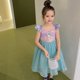 thumbnail image 3 of Chaleco De Sirena De Manga Corta Vestido De Princesa Para Niños Disfraces De Halloween Fiesta Desgaste Bebé Terno Niñas, 3 of 4
