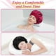 thumbnail image 3 of Gorro de noche de satén, juego de 4 gorros de noche de satén Gorro de satén ajustable para el cuidado del cabello Gorros de noche de satén principalmente para mujeres y niñas con cabello rizado, 3 of 5