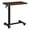 Dark Pine, variant on Coaster Westpark Adjustable C-Shape Side Table with Casters in Dark Pine