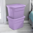 thumbnail image 3 of Sterilite 68L Tote- Lilac, 3 of 3